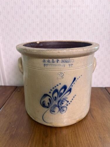 Stoneware Crock with Handles