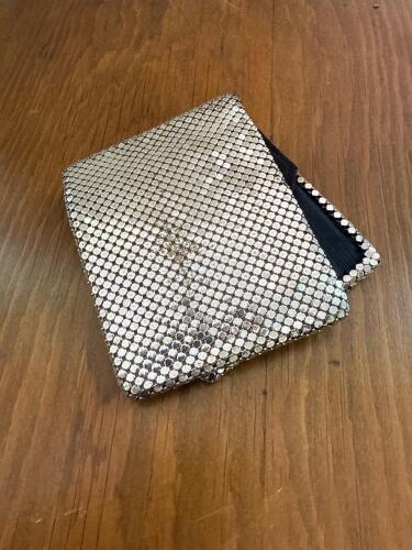 Mesh Metal-Finish Wallet or Clutch Purse