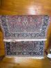 Oriental-Style Wool Area Rug With Floral Motif - 3
