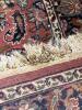 Oriental-Style Wool Area Rug With Floral Motif - 5