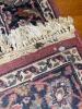 Oriental-Style Wool Area Rug With Floral Motif - 6