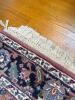Oriental-Style Wool Area Rug With Floral Motif - 9