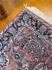 Oriental-Style Wool Area Rug With Floral Motif - 10