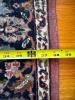 Oriental-Style Wool Area Rug With Floral Motif - 12