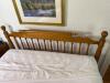 Wood Spindle Bed Frame in Traditional Style - 4