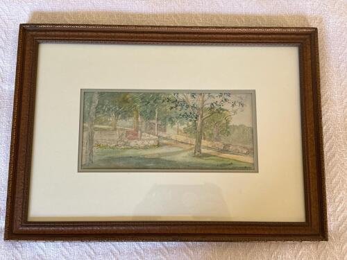 17" x 12" Framed Landscape Wall Art