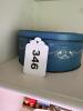 Blue Tin with Horse and Carriage Motif - 6
