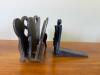 Wooden Napkin Holder and Metal Eagle Door Stop - 2