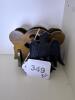 Wooden Napkin Holder and Metal Eagle Door Stop - 4