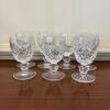 Seven Waterford Crystal Wine Glasses &ndash; Two Styles