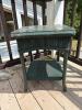Glass Top Wicker Outdoor Table - 4