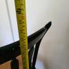 Hitchcock Style Black Painted Wood Chair With Stenciled Detail - 5