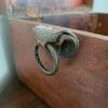 Wooden Storage Chest With Metal and Leather Handles - 3