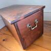 Wooden Storage Chest With Brass Handles - 3