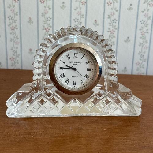 Small Waterford Crystal Quartz Mantel Clock