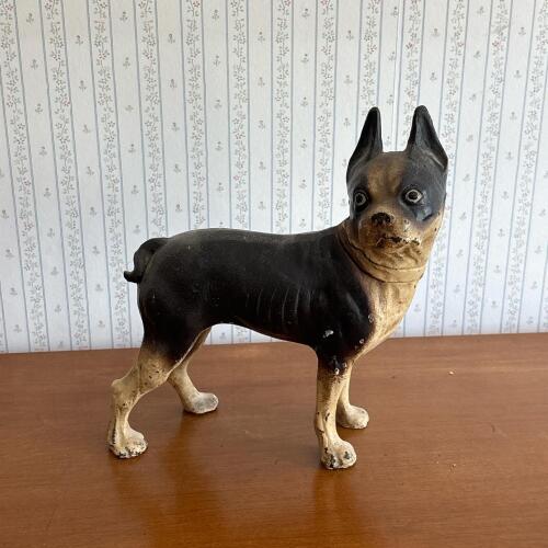 Cast Iron Boston Terrier Doorstop