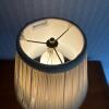 Waterford Crystal and Brass Table Lamp with Pleated Shade - 3