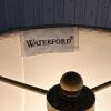 Waterford Crystal and Brass Table Lamp with Pleated Shade - 4