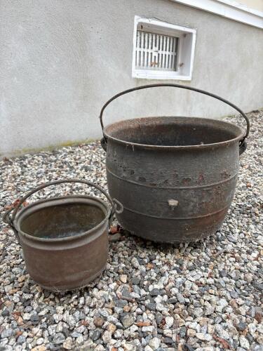 Cast Iron and Copper Cauldrons