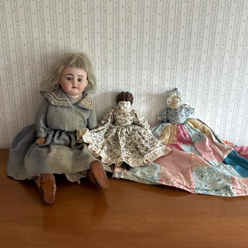 Armand Marseille 1894 Doll and Two Vintage Dolls