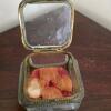 Victorian-Style Glass and Brass Jewelry Casket Box - 2