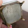 Victorian-Style Glass and Brass Jewelry Casket Box - 3