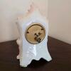 Porcelain Mantel Clock in Rococo-Style Floral Design - 2