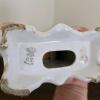 Porcelain Mantel Clock in Rococo-Style Floral Design - 3