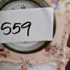 Porcelain Mantel Clock in Rococo-Style Floral Design - 6