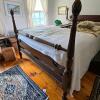 Four Poster Bed in Federal-Style Mahogany Finish - 2