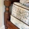 Double Four-Poster Wood Bed Frame with Optional Mattress and Bedding - 13