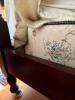 Double Four-Poster Wood Bed Frame with Optional Mattress and Bedding - 25
