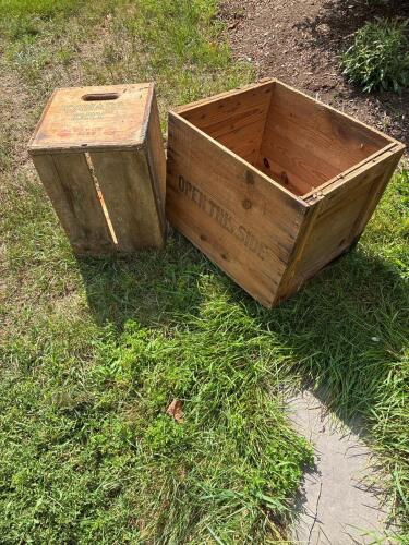 Wooden Canada Dry Large Size Soda Crates