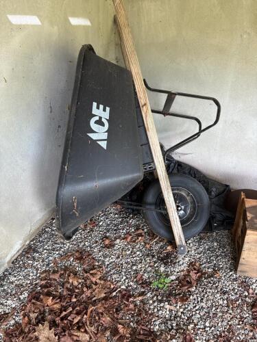 Ace Wheelbarrow with Wooden Handles