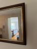 Rectangular Wall Mirror With Wood and Gilt Frame - 4