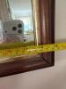 Rectangular Wall Mirror With Wood and Gilt Frame - 7