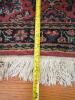 Handwoven Wool Runner Rug in Traditional Persian-Style Design - 6
