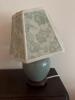 Ceramic Table Lamp with Fabric Shade - 2