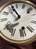 Victorian-Style Wooden Wall Clock with Pendulum - 6