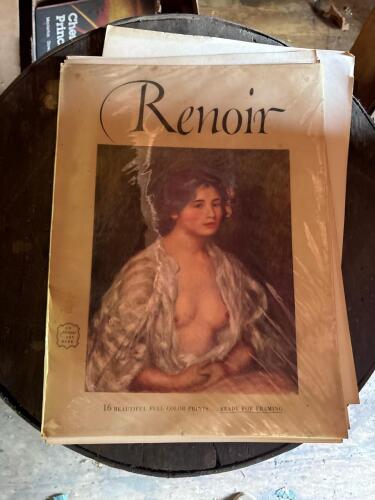 Renoir Art Print Portfolio by Harry N. Abrams 1952