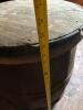 Large Wooden Barrel Primitive Rustic Style - 5