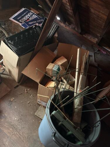 Lot of Assorted Garden Supplies and Seedling Pots