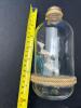 Small Ship in a Bottle Nautical Folk Art with Rope Accent - 6