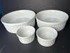 White Ceramic Ramekins and Baking Dishes by Pier 1