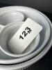 White Ceramic Ramekins and Baking Dishes by Pier 1 - 6