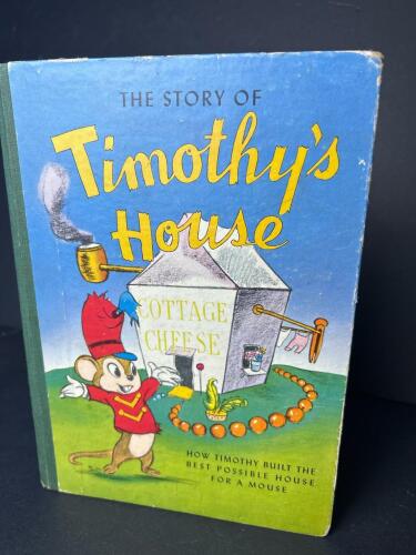 Vintage "The Story of Timothy's House" Walt Disney Book - 1941