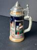 Very Small Gerz German Beer Stein Rothenburg with Pewter Lid - 3