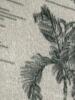 Six Tropical-Print Square Chair Pads with Ties - 3
