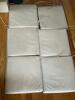 Six Tropical-Print Square Chair Pads with Ties - 6
