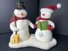 Hallmark Plush Animated Snowman Pair